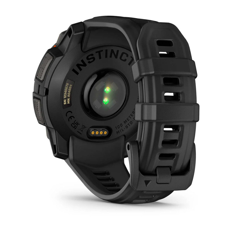 Garmin Instinct 3 45mm Solar Black Bezel with Black Band