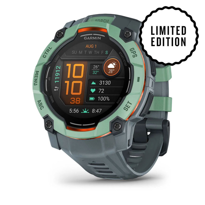 Garmin Instinct 3 50mm AMOLED Neotropic Bezel with Twilight Band