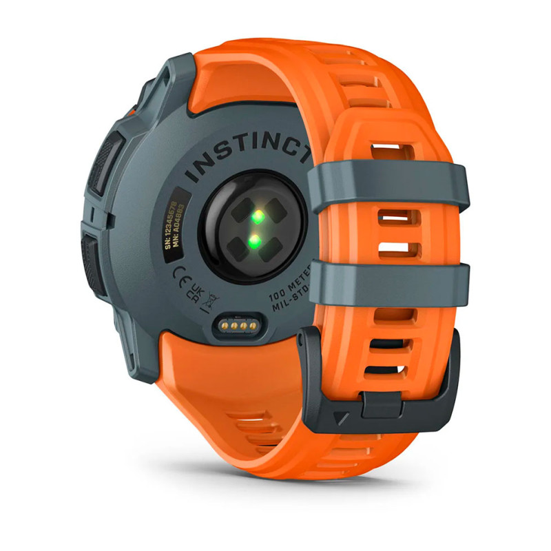 Garmin Instinct 3 50mm Solar Spark Orange Bzl w/Spark Orange Bnd