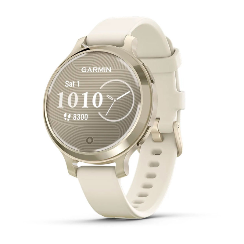 Garmin Lily 2 Active, WW, Lunar Gold/Bone, Silicone