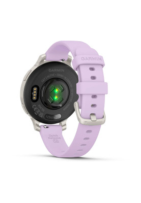 Garmin Lily 2 Active, WW, Silver/Jasmine Purple, Silicone