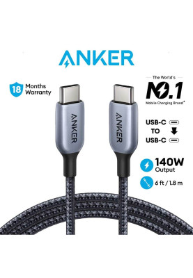 Кабель Anker 765 USB-C to USB-C Cable 140W (3 ft / 6 ft)