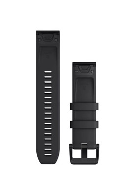 Ремінець Garmin QuickFit 22 Watch Bands Black with Black Stainless Steel Hardware