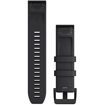 Ремінець Garmin QuickFit 22 Watch Bands Black with Black Stainless Steel Hardware