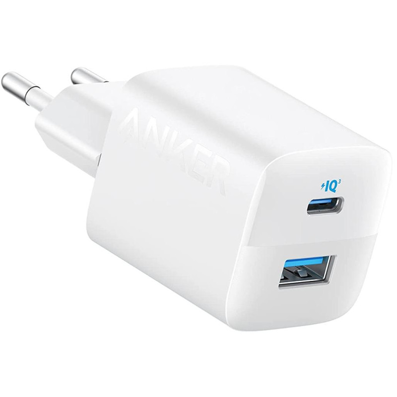 Мережевий зарядний пристрій Anker PowerPort 323 U+C 33W Dual-Port White