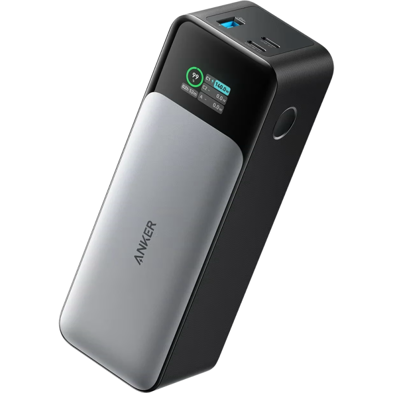 Зовнішній портативний акумулятор Anker 737 Powercore 24000mAh 140W Black