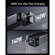 Зовнішній портативний акумулятор Anker 737 Powercore 24000mAh 140W Black