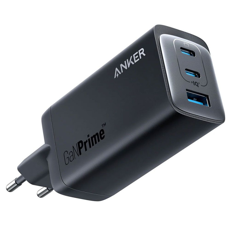 Зарядний пристрій Anker PowerPort 737 A2148 GaNPrime 120W, UK Plug, Black