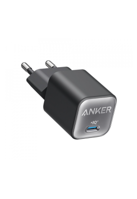 Мережевий зарядний пристрій Anker PowerPort 511 Nano III GaN 30W Super Fast Charging 1xUSB-C PIQ3.0 Phantom Black