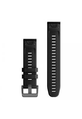 Ремінець Garmin epixPRO (g2), 22mm QuickFit Black Silicone Band