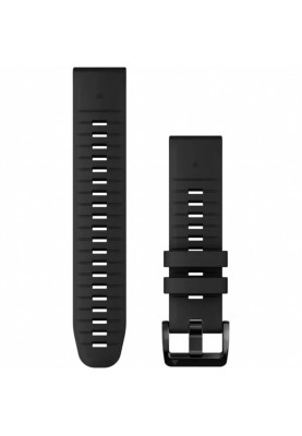 Ремінець Garmin epixPRO (g2), 22mm QuickFit Black Silicone Band