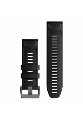 Ремінець Garmin epixPRO (g2), 26mm QuickFit Black Silicone Band