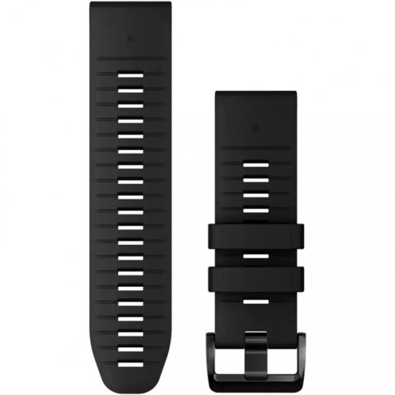 Ремінець Garmin epixPRO (g2), 26mm QuickFit Black Silicone Band