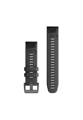 Ремінець Garmin epixPRO (g2), 22mm QuickFit Graphite Silicone Band