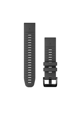 Ремінець Garmin epixPRO (g2), 22mm QuickFit Graphite Silicone Band