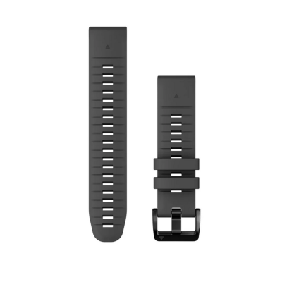 Ремінець Garmin epixPRO (g2), 22mm QuickFit Graphite Silicone Band