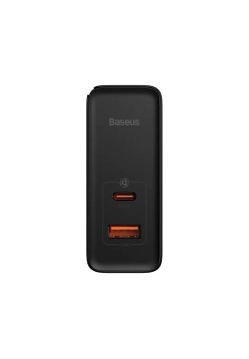Мережевий зарядний пристрій Baseus GaN5 Pro Fast Charger Type-C+USB 100W Black
