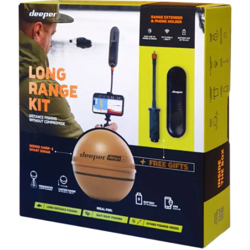 Ехолот Deeper Chirp+ 2.0 Long Range Bundle