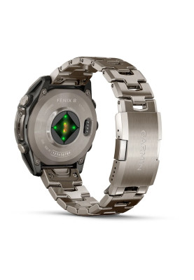Смарт-годинник Garmin Fenix 8 47 мм AMOLED Сапфір Титан з прорізами Titanium