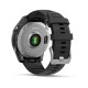 Смарт-годинник Garmin Fenix E Чорний/Срібний з силіконовим ремінцем 47мм QuickFit 22 мм
