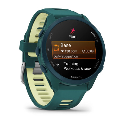 Смарт-годинник Garmin Forerunner 170 Music з бірюзово-лаймовим силіконовим ремінцем Смарт-годинник Garmin Forerunner 170 Music з бірюзово-лаймовим силіконовим ремінцем