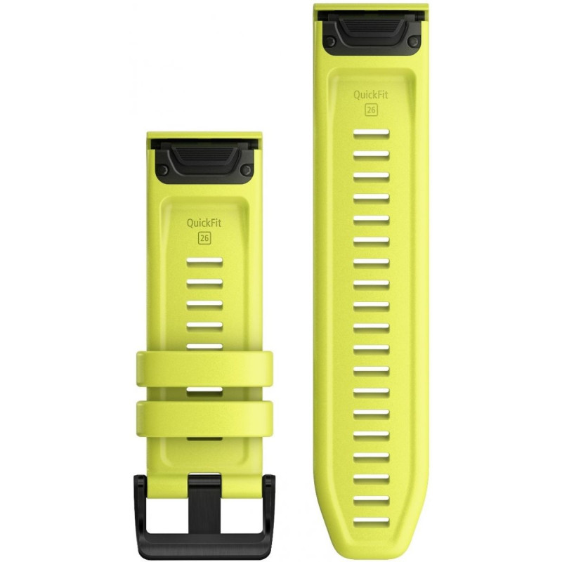 Ремінець для Fenix 6x 26mm QuickFit Amp Yellow Silicone bands