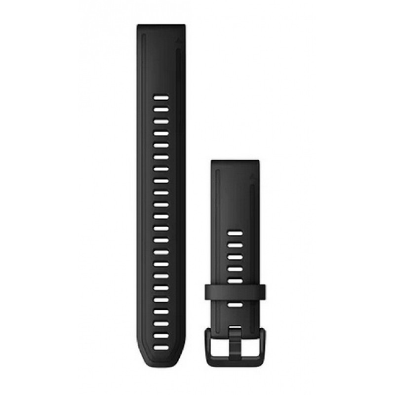 Ремінець для Fenix 6s 20mm QuickFit Black Silicone Large