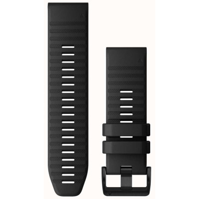 Ремінець для Fenix 6x 26mm QuickFit Black Silicone bands