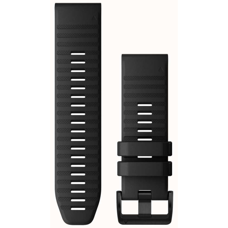 Ремінець для Fenix 6x 26mm QuickFit Black Silicone bands
