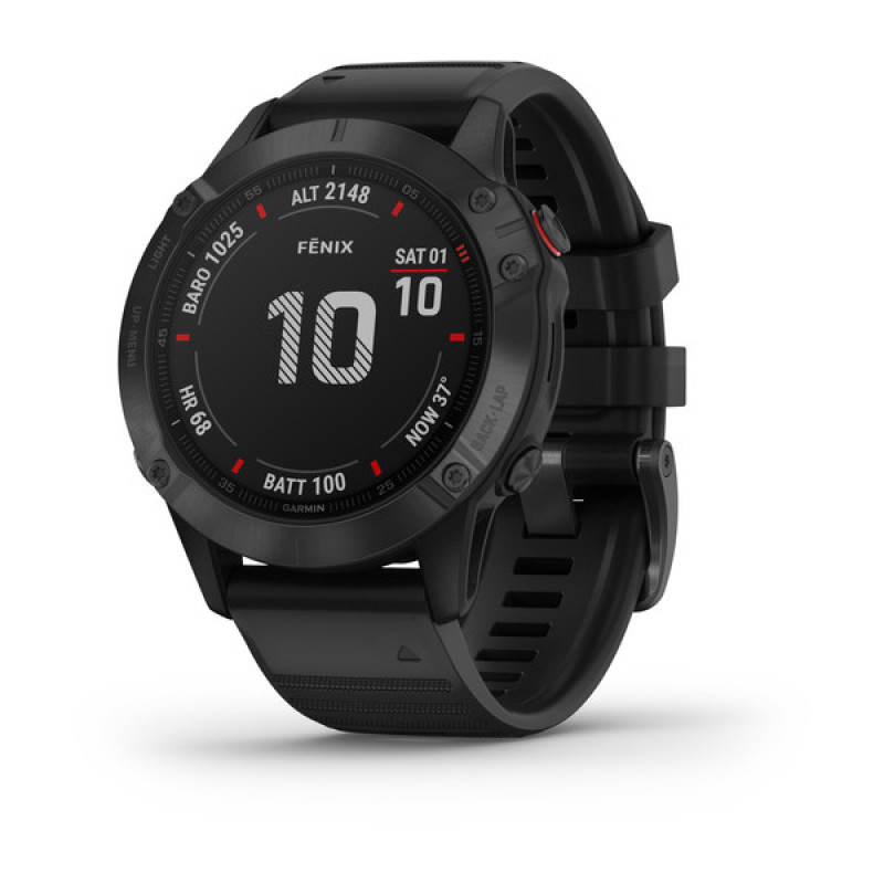 Годинник Garmin Fenix 6 Pro Black with Black Band