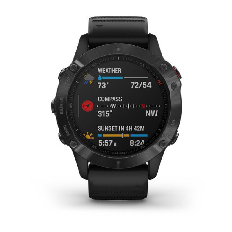 Годинник Garmin Fenix 6 Pro Black with Black Band