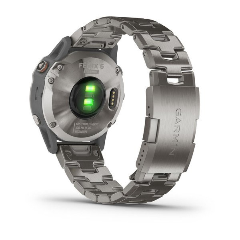 Годинник Garmin Fenix 6 Sapphire Titanium with Vented Titanium Bracelet