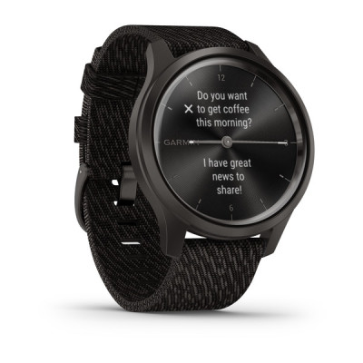 Garmin vivomove Style Gunmetal-Dark Gray Fabric