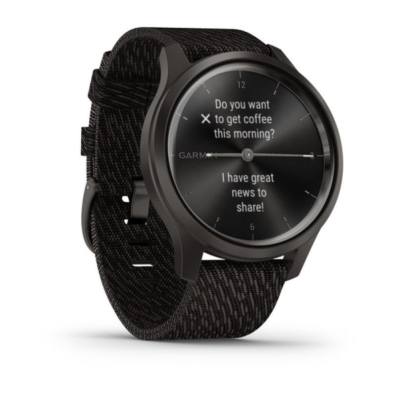 Garmin vivomove Style Gunmetal-Dark Gray Fabric