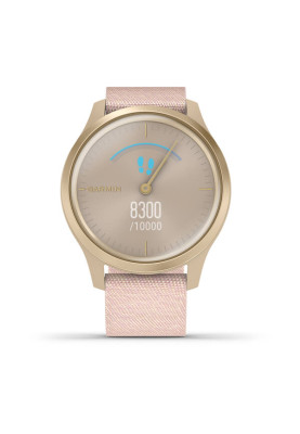 Годинник Garmin vivomove Style Champagne-Dust Rose Fabric
