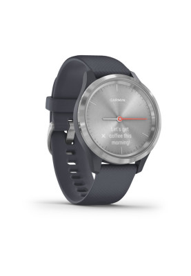 Годинник Garmin vivomove 3S Sport Silver-Blue Silicone