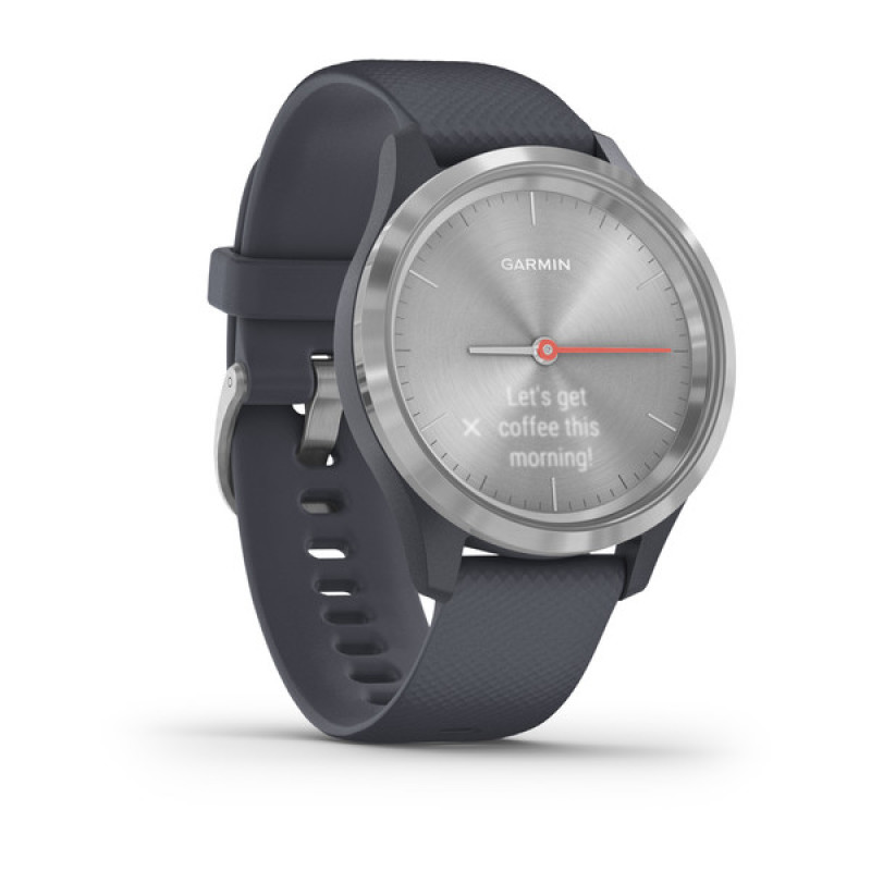 Годинник Garmin vivomove 3S Sport Silver-Blue Silicone