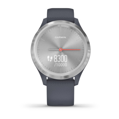 Годинник Garmin vivomove 3S Sport Silver-Blue Silicone