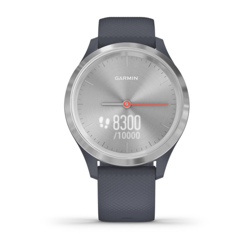 Годинник Garmin vivomove 3S Sport Silver-Blue Silicone