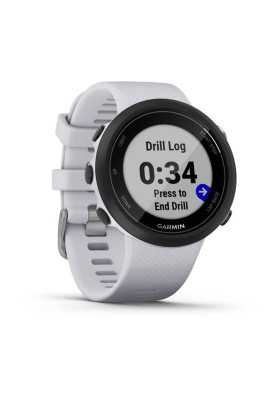 Смарт-годинник Garmin Swim 2 з силіконовим ремінцем білого кольору