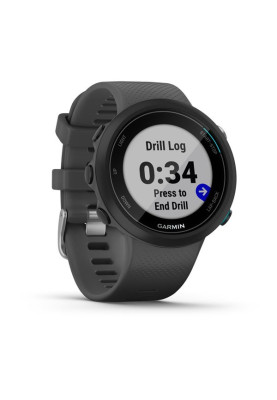 Смарт-годинник Garmin Swim 2 з силіконовим ремінцем чорного кольору