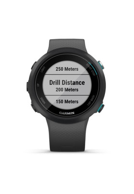 Смарт-годинник Garmin Swim 2 з силіконовим ремінцем чорного кольору