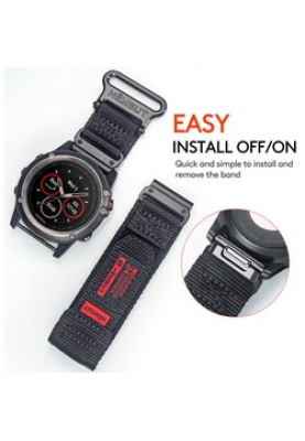 Ремінець для Garmin HEMSUT 26mm Nylon маленький розмір для зап'ястя 165-190мм