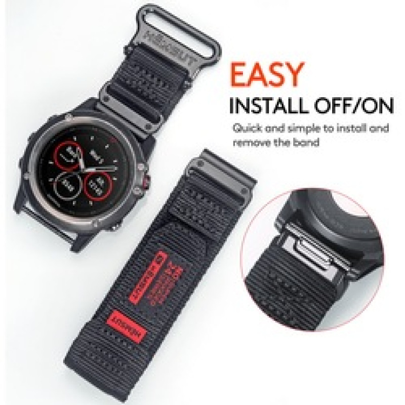 Ремінець для Garmin HEMSUT 26mm Nylon маленький розмір для зап'ястя 165-190мм