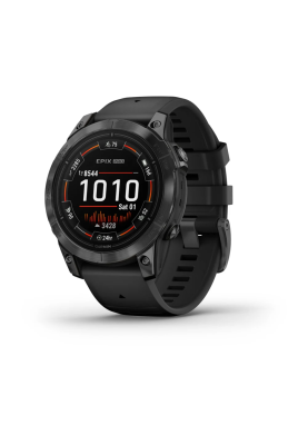 Смарт-годинник Epix Pro Gen 2  Standard Edition 47 мм корпус сланцевий сірий з чорним силіконовим ремінцем