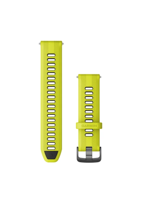 Ремінець для Garmin Forerunner 965 Black/Yellow with Slate Hardware 22mm