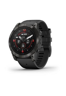 Смарт-годинник Epix Pro Gen 2 Sapphire Edition 51 мм корпус титановий сірий карбон DLC з чорним ремінцем
