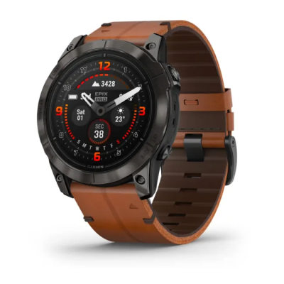 Смарт-годинник Epix Pro Gen 2  Standard Edition 51 мм корпус сланцевий сірий з чорним ремінцем