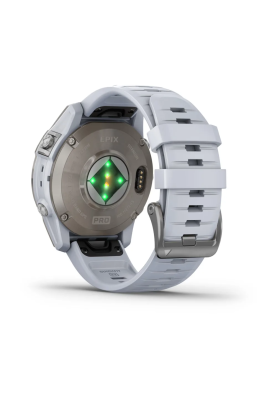 Смарт-годинник Epix Pro Gen 2 Sapphire Edition 47 мм корпус титановий з білим ремінцем