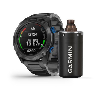 Годинник для дайвінгу Garmin Descent Mk2i / Descent T1 Bundle Titanium carbon gray DLC with DLC titanium band